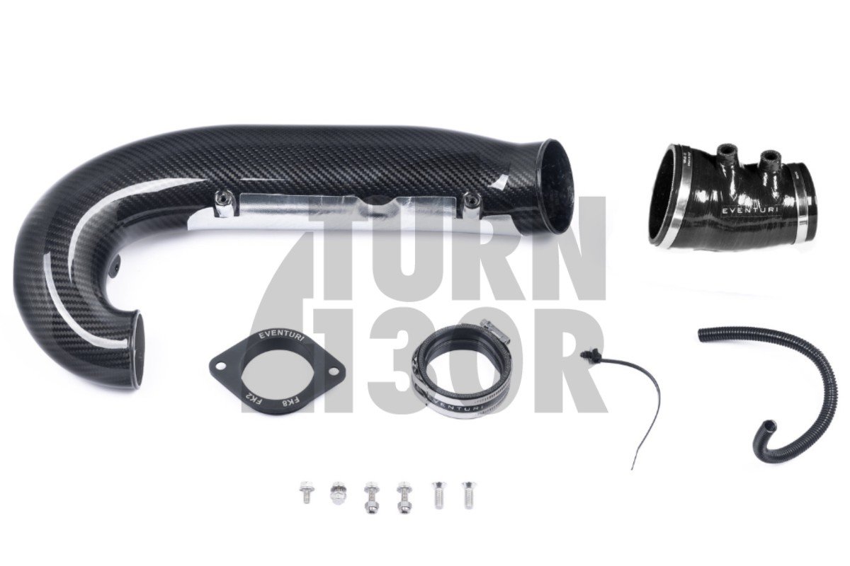 Eventuri Carbon Fiber Turbo Inlet Tube for Honda Civic Type R FK2 Eventuri Carbon Fiber Turbo Inlet Tube for Honda Civic Type R FK2