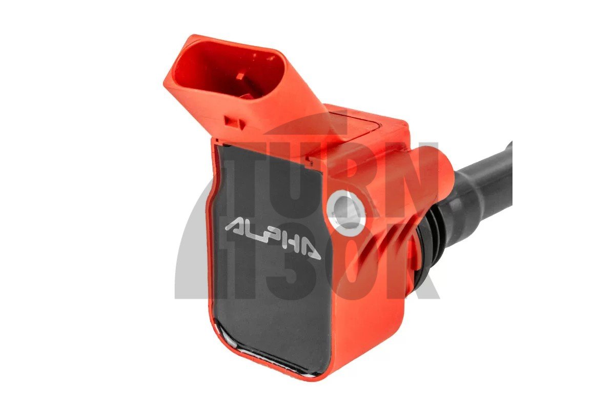red ignition coils for Audi S4 / RS4 B9 and S5 / RS5 B9 Alpha Competition