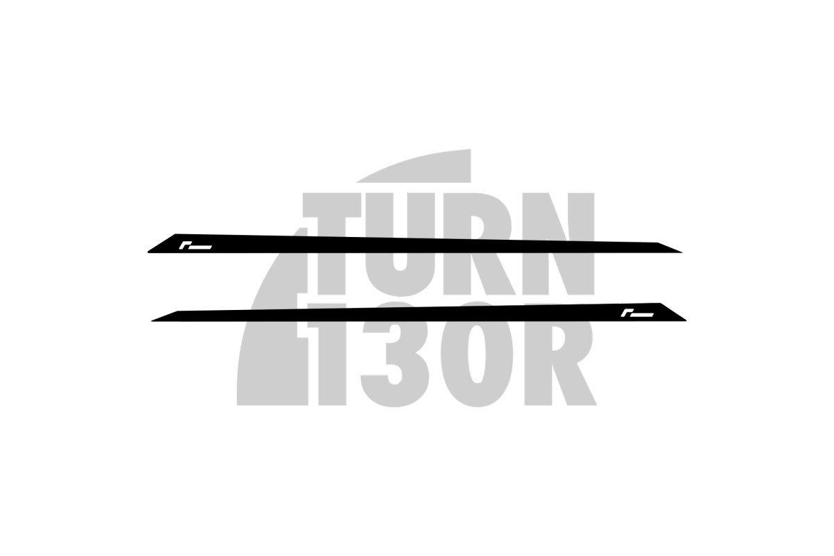 Door Decals Silver or Black Racingline