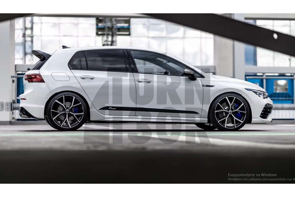 Door Decals Silver or Black Racingline