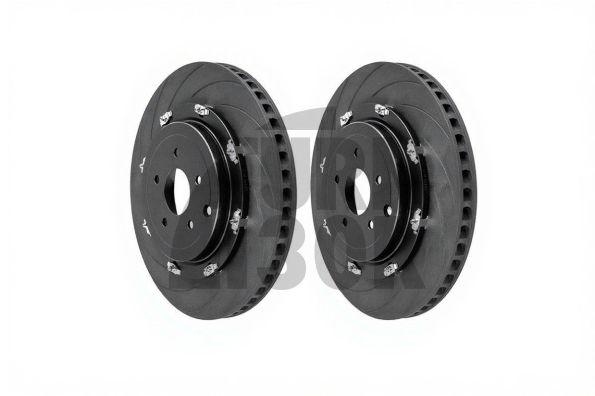 Dixcel FS Slotted Rear Brake Discs Nissan R35 GTR 380mm 