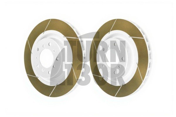 Dixcel FS Slotted Rear Brake Discs Toyota Supra GR 3.0 A90 MK5 3.0 