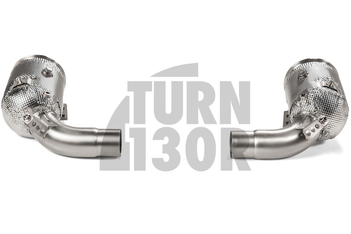 Akrapovic Sport Catalysts Link Pipes for Porsche 911 992 T - Turbo S