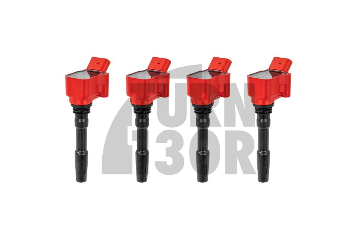 red ignition coils for S3 8V / Golf 7 GTI / R / Leon 3 Cupra / TT 8S 2.0 TFSI EA888.3 Alpha Competition