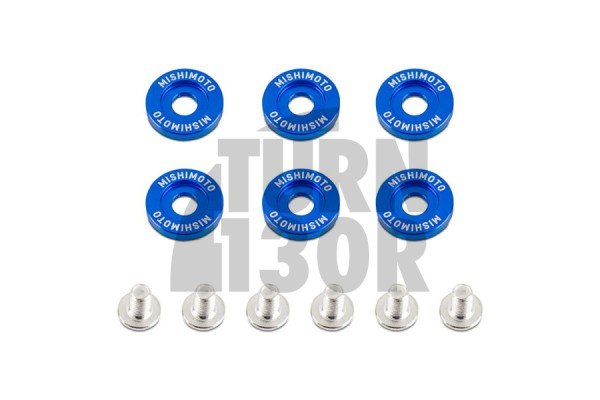 Anodised Fender Washers and M6 Bolts Kit Mishimoto